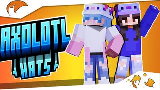 Thumbnail of the Minecraft Bedrock Marketplace product Axolotl Hats created by Snail Studios.