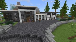Screenshot of the Minecraft Bedrock Marketplace product Backrooms Secret Base created by Snail Studios.