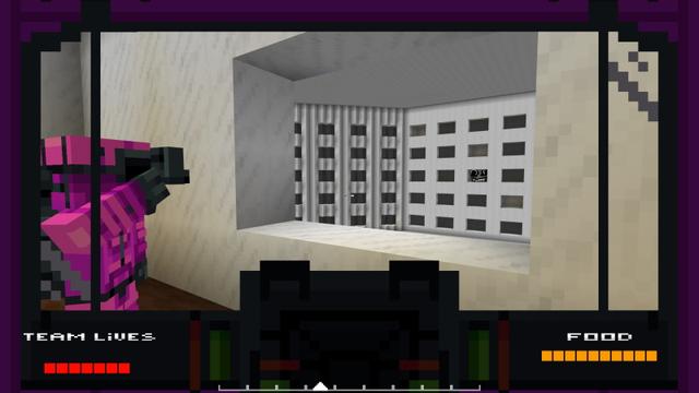 Screenshot of the Minecraft Bedrock Marketplace product Backrooms created by Snail Studios.