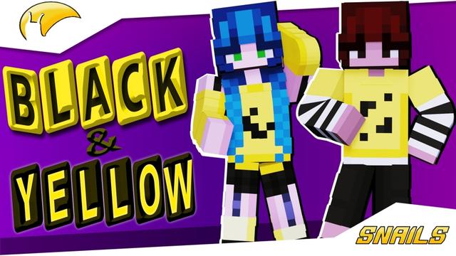 Thumbnail of the Minecraft Bedrock Marketplace product Black & Yellow created by Snail Studios.