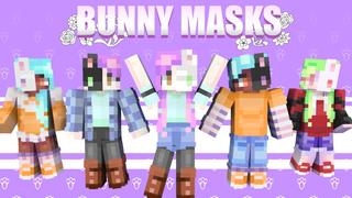 Thumbnail of the Minecraft Bedrock Marketplace product Bunny Masks created by Snail Studios.