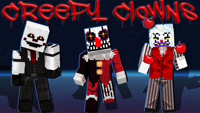 Thumbnail of the Minecraft Bedrock Marketplace product Creepy Clowns created by Snail Studios.