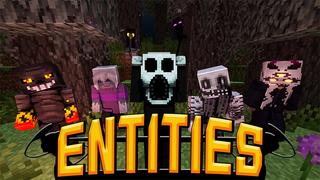 Thumbnail of the Minecraft Bedrock Marketplace product Entities created by Snail Studios.