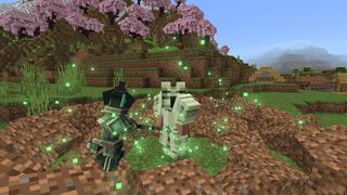 Screenshot of the Minecraft Bedrock Marketplace product Evolving Weapons Add-On created by Snail Studios.