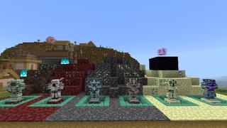 Screenshot of the Minecraft Bedrock Marketplace product Evolving Weapons Add-On created by Snail Studios.