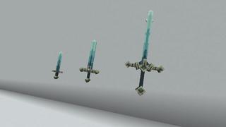 Screenshot of the Minecraft Bedrock Marketplace product Evolving Weapons Add-On created by Snail Studios.