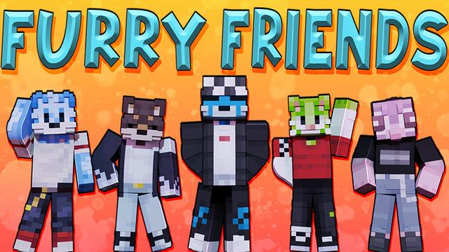 Thumbnail of the Minecraft Bedrock Marketplace product Furry Friends created by Snail Studios.