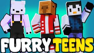 Thumbnail of the Minecraft Bedrock Marketplace product Furry Teens created by Snail Studios.