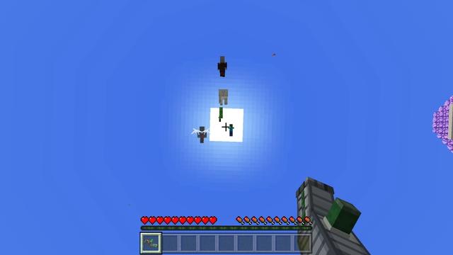 Screenshot of the Minecraft Bedrock Marketplace product Hacker Lucky Blocks created by Snail Studios.