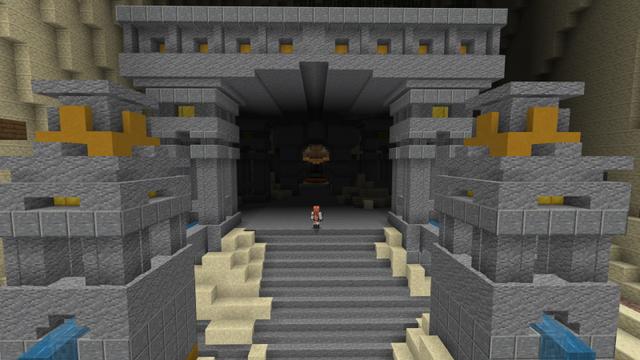 Screenshot of the Minecraft Bedrock Marketplace product Lost Desert City created by Snail Studios.
