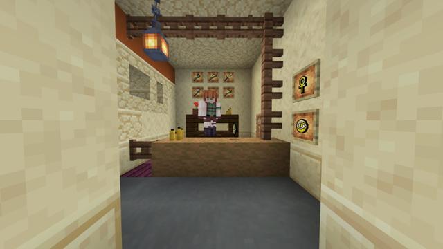 Screenshot of the Minecraft Bedrock Marketplace product Lost Desert City created by Snail Studios.