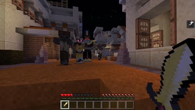 Screenshot of the Minecraft Bedrock Marketplace product Lost Desert City created by Snail Studios.