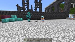 Screenshot of the Minecraft Bedrock Marketplace product Morph Mechs created by Snail Studios.