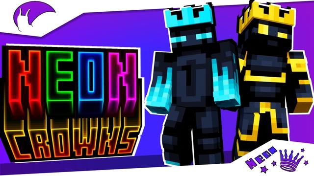 Thumbnail of the Minecraft Bedrock Marketplace product Neon Crowns created by Snail Studios.