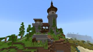 Screenshot of the Minecraft Bedrock Marketplace product Noob VS Pro: Secret Bases created by Snail Studios.