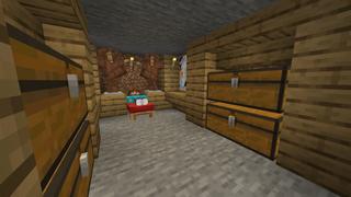 Screenshot of the Minecraft Bedrock Marketplace product Noob VS Pro: Secret Bases created by Snail Studios.