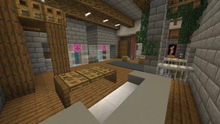 Screenshot of the Minecraft Bedrock Marketplace product Noob VS Pro: Secret Bases created by Snail Studios.