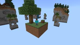 Screenshot of the Minecraft Bedrock Marketplace product One Block: Chunks created by Snail Studios.