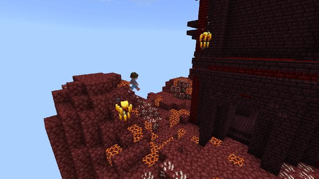 Screenshot of the Minecraft Bedrock Marketplace product One Block: Chunks created by Snail Studios.