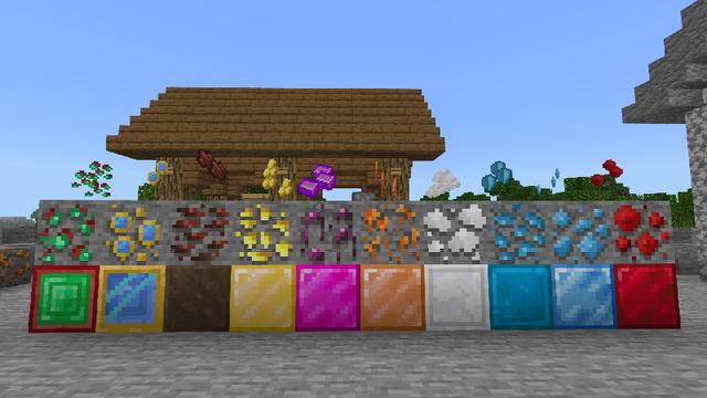 Screenshot of the Minecraft Bedrock Marketplace product Ore + created by Snail Studios.