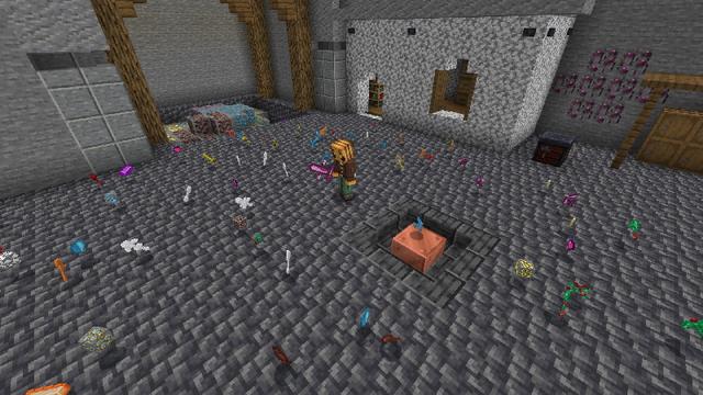Screenshot of the Minecraft Bedrock Marketplace product Ore + created by Snail Studios.