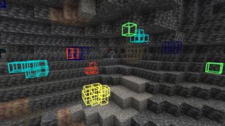 Screenshot of the Minecraft Bedrock Marketplace product OVERPOWERED XRAY created by Snail Studios.