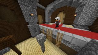 Screenshot of the Minecraft Bedrock Marketplace product Parkour Dungeons created by Snail Studios.