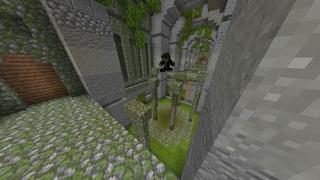 Screenshot of the Minecraft Bedrock Marketplace product Parkour Dungeons created by Snail Studios.