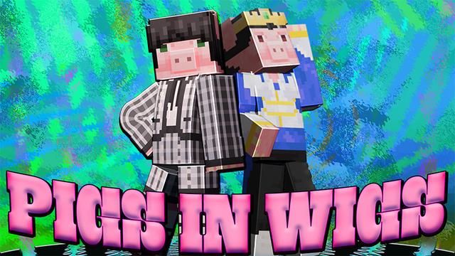 Thumbnail of the Minecraft Bedrock Marketplace product Pigs In Wigs created by Snail Studios.