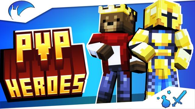 Thumbnail of the Minecraft Bedrock Marketplace product PvP Heroes created by Snail Studios.