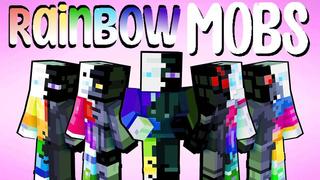 Thumbnail of the Minecraft Bedrock Marketplace product Rainbow Mobs created by Snail Studios.
