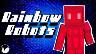 Thumbnail of the Minecraft Bedrock Marketplace product Rainbow Robots created by Snail Studios.