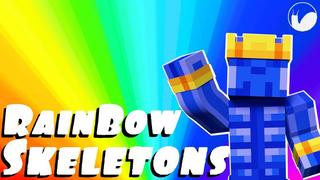Thumbnail of the Minecraft Bedrock Marketplace product Rainbow Skeletons created by Snail Studios.