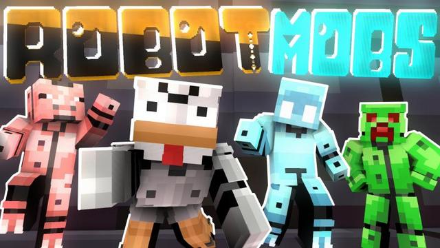 Thumbnail of the Minecraft Bedrock Marketplace product Robot Mobs created by Snail Studios.