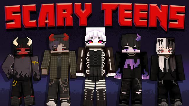 Thumbnail of the Minecraft Bedrock Marketplace product Scary Teens created by Snail Studios.