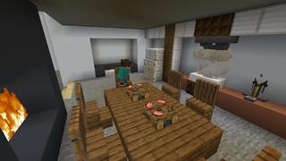 Screenshot of the Minecraft Bedrock Marketplace product Secret Village Bunker created by Snail Studios.