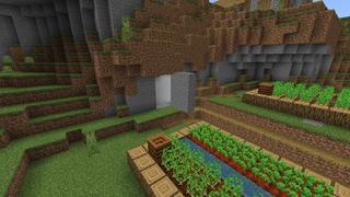 Screenshot of the Minecraft Bedrock Marketplace product Secret Village Bunker created by Snail Studios.