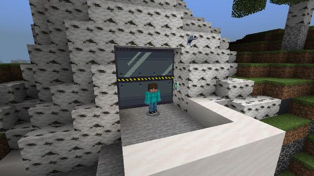 Screenshot of the Minecraft Bedrock Marketplace product Security Bunker created by Snail Studios.