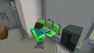 Screenshot of the Minecraft Bedrock Marketplace product Streamer Security Bunker created by Snail Studios.