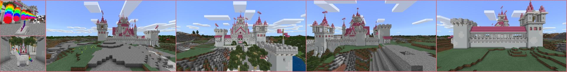 Unicorn Princess Castle by Snail Studios | CHUNK - Minecraft Bedrock ...