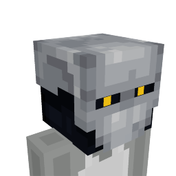 Thumbnail of the Minecraft Bedrock Marketplace product White Monster Head created by Snail Studios.