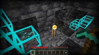 Screenshot of the Minecraft Bedrock Marketplace product X-Ray Survival Tools created by Snail Studios.