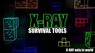 Thumbnail of the Minecraft Bedrock Marketplace product X-Ray Survival Tools created by Snail Studios.