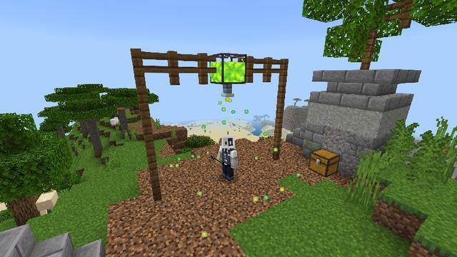 Screenshot of the Minecraft Bedrock Marketplace product XP Storage Add-On created by Snail Studios.
