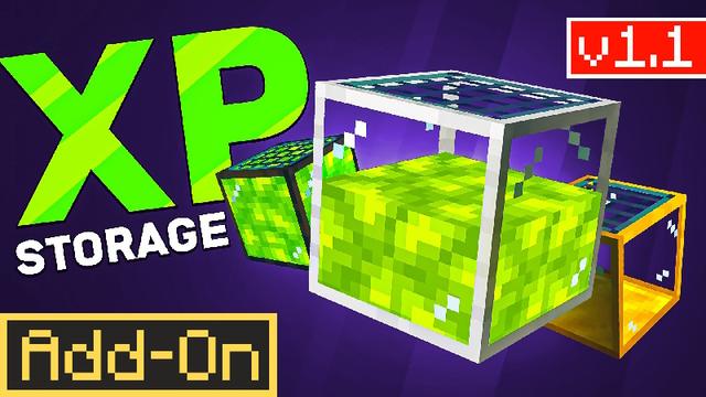 Thumbnail of the Minecraft Bedrock Marketplace product XP Storage Add-On created by Snail Studios.