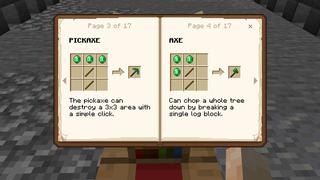 Screenshot of the Minecraft Bedrock Marketplace product Emerald Tools created by SNDBX.