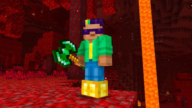 Screenshot of the Minecraft Bedrock Marketplace product Emerald Tools created by SNDBX.