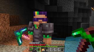 Screenshot of the Minecraft Bedrock Marketplace product Emerald Tools created by SNDBX.