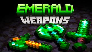 Thumbnail of the Minecraft Bedrock Marketplace product Emerald Weapons created by SNDBX.