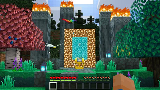 Screenshot of the Minecraft Bedrock Marketplace product ETHER DIMENSION II created by SNDBX.